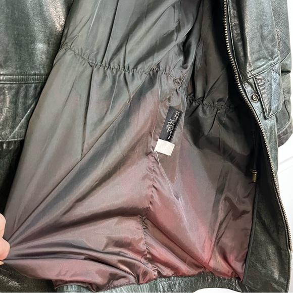 Vintage 1985 Wilsons Leather | Dark Green Parka Jacket | Men’s L (23” Chest) VTG - Picture 13 of 13